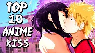 Top 10 Anime Kiss HINDI [upl. by Oranneg]