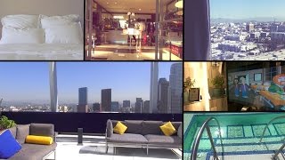 Hotel Room amp Pool Tour BeautyCon Los Angeles Trip 2014 [upl. by Ratna]