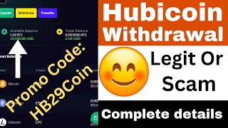 Hubicoincom Withdrawal Hubicoin Real or Fake Hubicoin Review Is Hubicoin Legit or Scam  029BTC [upl. by Agnimod]