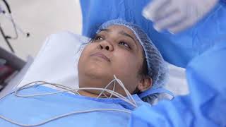 Anesthesia procedure before face makeover surgery [upl. by Darooge]