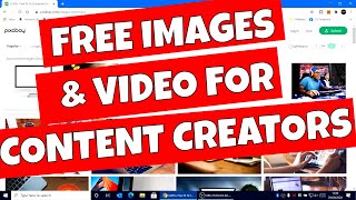 Get FREE Images amp Video For Your Content From PIXABAY [upl. by Noami]