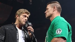 Edge returns to Raw to give John Cena advice Raw April 23 2012 [upl. by Acsicnarf]