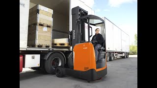 Toyota BT Reflex O  Series  Indoor Outdoor Reach Truck [upl. by Ainevuol]