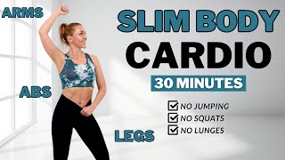 🔥Burn Arm  Leg  Belly Fat🔥30 Min Aerobics Workout🔥All Standing🔥No Squats No Lunges🔥No Repeat🔥 [upl. by Aterg8]