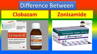 Distinction between Clobazam Onfi  and Zonisamide Zonegran [upl. by Sisak]