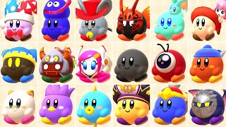 Kirbys Dream Buffet  All Costumes amp Colors [upl. by Ibmab]