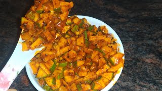 Mavinakayi uppinakayi in kannada  Spicy mango pickle in kannada  mango pickle recipe [upl. by Ita]