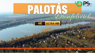 Palotás tópart drónfelvétel 4K [upl. by Chung]