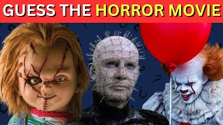 MOVIE QUIZ Guess the Horror Film  50 Films  Halloween [upl. by Aldercy]