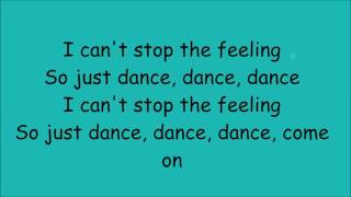 Cant stop the feeling  Justin Timberlake  lyrics [upl. by Domph978]