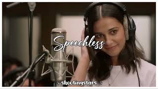 Naomi Scott  Speechless Aladdín Lyrics spañol ✨️ [upl. by Aivatnuahs]