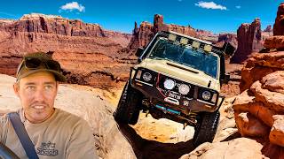 4WD loses control on DEADLY MOAB Trail  what happens next [upl. by Nhojleahcim]