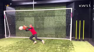 Goalkeeper Training  Catching with short shots [upl. by Poppy]