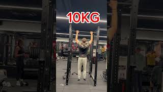 PullUp Progression From 0kg to 20kg Challenge gym motivation shorts [upl. by Treboh]