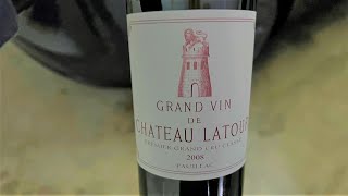 Chateau Latour 2008 Pauillac Trophy Wine Review [upl. by Reyna739]