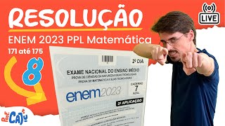 🔴 ENEM 2023 PPL Live 08 Questões de 171 até 175 [upl. by Fotinas]