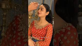 Sehar khan full bridal makeup tutorial shorts hassanali [upl. by Asirralc]