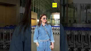 Shefali Jariwala flying from Mumbai spotted at airport I Mumbai [upl. by Noevad665]