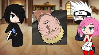 team 7 adult react to naruto bayron mode my AU read desc [upl. by Aronle]