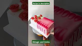 Pink Square Cake💖😱🎂shortsfeed trending shorts youtubeshorts cake AKLogic07 [upl. by Hplodnar]