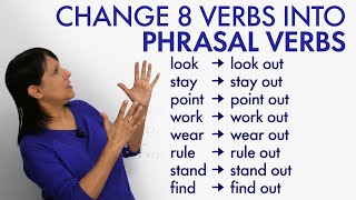 Phrasal Verbs Add “OUT” to change the meaning of these 8 verbs [upl. by Vins]