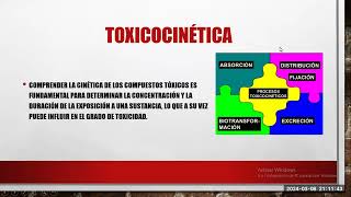 2 MECANISMOS DE TOXICIDAD [upl. by Kered]