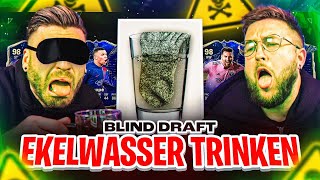 Ist das ABARTIG🤢Wer muss FUßWASSER TRINKEN 🤣☠️ Blind Draft Challenge EA FC 24 [upl. by Oirad]