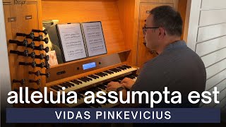 Vidas Pinkevicius  Alleluia Assumpta est Op 271  Klaipeda St Francis of Assisi Chapel [upl. by Arrej]