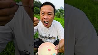 What to eat for 0 VND p52Grilled fish funny Tiktok videos foryoufoodshorts funnycomedy bush [upl. by Aramaj584]