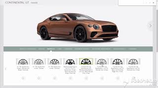 Bentley Continental GT  Car Configurator [upl. by Egin664]