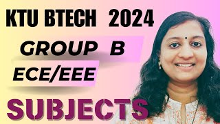 KTU BTECH 2024 First Year Group B Subjects [upl. by Whale]