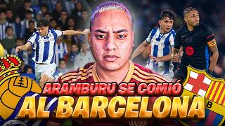 ARAMBURU VS RAPHINHA El Duelo del venezolano Hoy en el 1 a 0 de la Real Sociedad sobre el Barcelona [upl. by Cornell933]