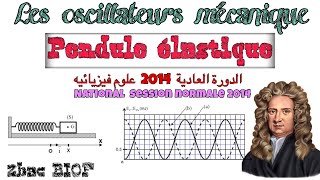 Pendule élastique  Correction  Session normale 2014 PC  2 Bac PC  SVT  SM [upl. by Greenwell]