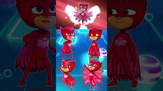 PJ Masks  Owlette 🆚 Owlette 🆚 Owlette 🆚 Owlette X Dance Song Tiles Hop EDM Rush shorts [upl. by Pryce83]