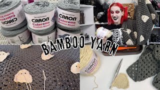 Yarn Review  Yarnspirations Caron Colorama Bamboo Blend [upl. by Einnob310]