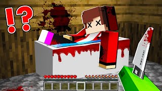 Who KILLED JJ in the BATH   Maizen Minecraft [upl. by Dayle537]