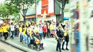 COLOMBIA 2 URUGUAY 0 CELEBRACIONES EN BOGOTA 2 [upl. by Sailesh]