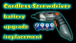 How to Replace and Upgrade the Batteries in Your Cordless Screwdriver [upl. by Kaitlynn]