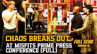 CHAOS BREAKS OUT AT MISFITS PRIME PRESS CONFERENCE FULL [upl. by Accebar]