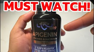 NUTRAHARMONY Apigenin 100mg  Apigenin Supplement for Sleep My Honest Review [upl. by Ellemac]