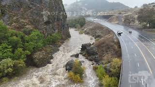 11212024 Santa Rosa California  Atmospheric River  Street Flooding  Roads Closed [upl. by Dhruv]