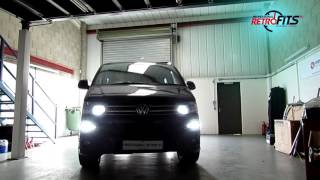 VW T5 1 LED DRL lights ZGB7E0052191 fitted [upl. by Minne407]