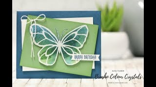 Stampin Up Brusho Starch Technique [upl. by Jeane]