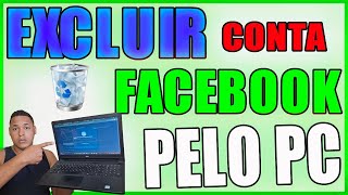 COMO EXCLUIR CONTA DO FACEBOOK PELO PC OU NOTEBOOK EM MENOS DE 1 MINUTO 《 2023 》 [upl. by Marba]