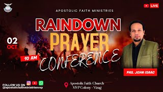 PRAYER CONFERENCE  RAINDOWN  JOHN ISAAC  APOSTOLIC FAITH MINISTRIES [upl. by Adnohsak]