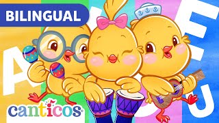 VocalesVowels  Español amp English estimulación temprana con Canticos Pio Pio [upl. by Nuris834]