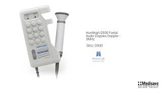 Huntleigh D930 Foetal Audio Dopplex Doppler 3MHz D930 [upl. by Aita373]