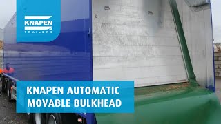 KNAPEN moving floor with automatic movable bulkhead [upl. by Airdnassac315]