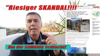 quotRiesiger SKANDAL um SAMARIA Schlucht KretaCrete 2024 [upl. by Etessil]