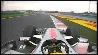 2008 France MagnyCours Hamilton vs Alonso [upl. by Llerrem]